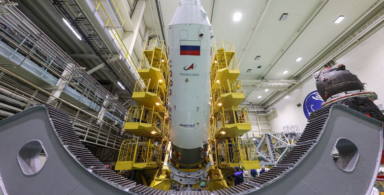 Роскосмос показал беспилотный «Союз МС-23» на Байконуре