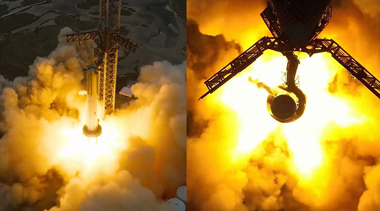 SpaceX впервые впервые провела статическое огневое испытание всех 33 двигателей Raptor 2 ракеты Starship. Заработали не все