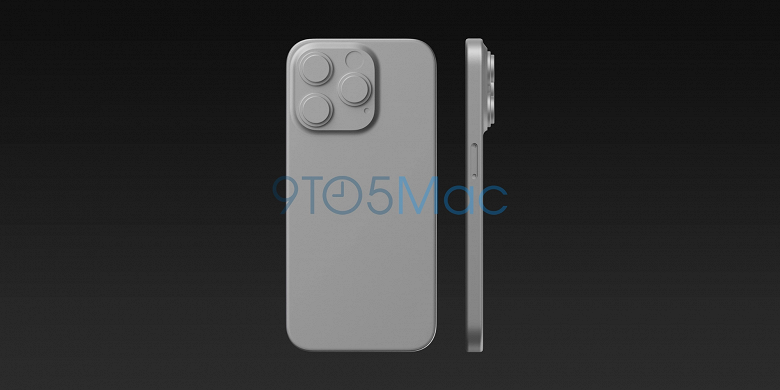 Это iPhone 15 Pro с новым дизайном, USB-C и ёмкостными кнопками. Опубликованы точные изображения на базе чертежей
