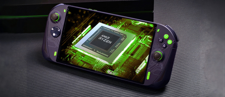 AOKZOE A1 – одна из первых портативных игровых консолей на 8-ядерном процессоре AMD Ryzen 7 7735U
