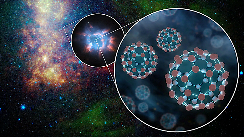 Таинственная и долгожданная: «Хаббл» разглядел в межзвёздной среде молекулу C60 «бакминстерфуллерен»