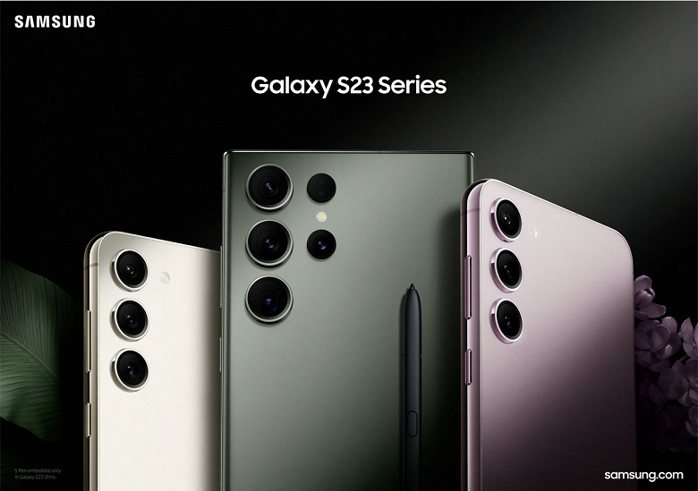 За 9 месяцев 2023 года Samsung продала более 25 миллионов смартфонов линейки Galaxy S23, почти половина из них – это Galaxy S23 Ultra
