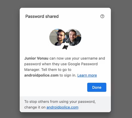 Google научила Chrome делиться паролями – для совместного использования аккаунтов
