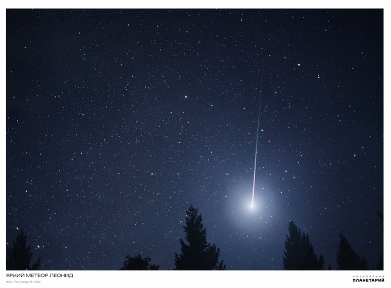 Самый известный звездопад: Леониды достигнут пика под утро с пятницы на субботу — 15 метеоров в час