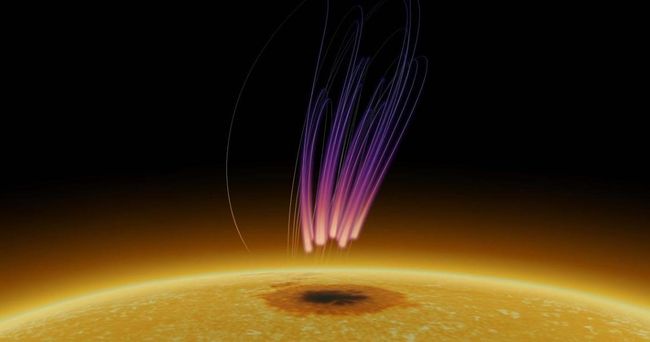 «Полярное сияние» солнечных пятен в радиодипазоне предлагает новый взгляд на взаимодействие энергичных частиц и магнитных полей