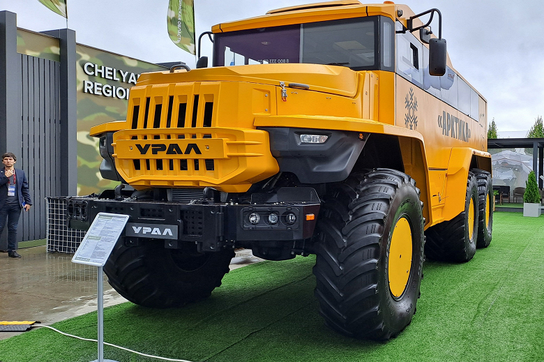 Самый жёсткий Урал 6 х 6 для арктического бездорожья проезжает не менее 500 км без подзарядки при -50 °C