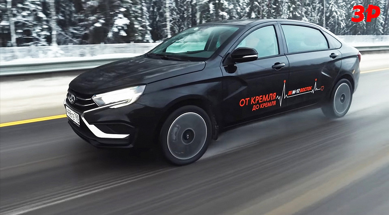 Своеобразный вариатор, простор сзади как в Camry, улучшенная шумоизоляция и &laquo;наша кожа&raquo;. Появился первый большой тест Lada Aura