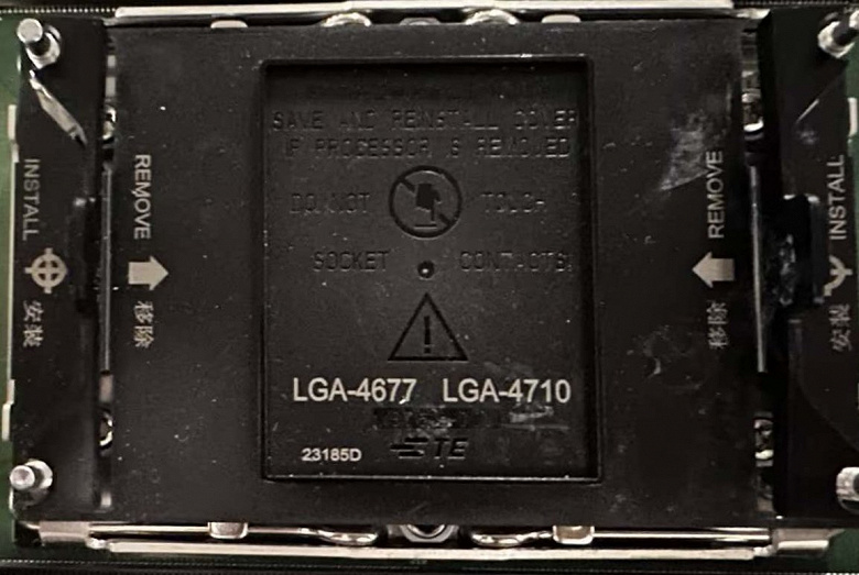 Intel, опять новый сокет? Появились фото процессорного разъёма LGA 4710, и пока совершенно неясно, для чего он нужен