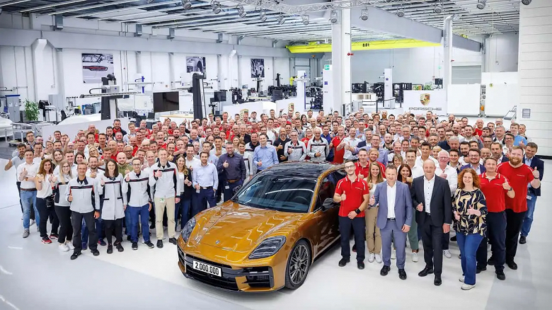 Porsche построила свой двухмиллионный автомобиль в Лейпциге. Что это за машина?