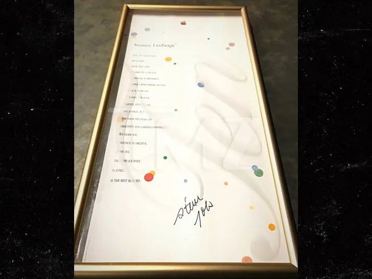 «Автограф» Стива Джобса продают за 95 000 долларов