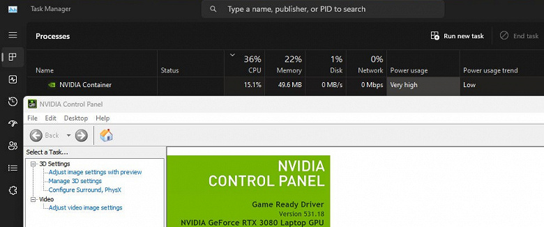 Новейший графический драйвер Nvidia излишне нагружает процессор