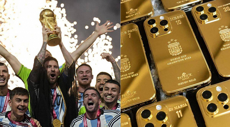 Лионель Месси заказал 35 золотых iPhone для всей сборной Аргентины по футболу