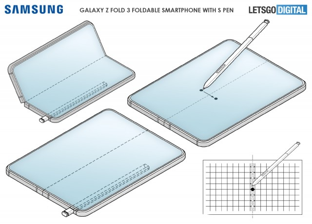 В тонком Samsung Galaxy Z Fold3 не будет места для стилуса S Pen