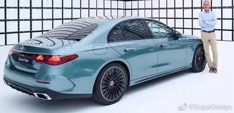 Это новый Mercedes-Benz E-класса. Бизнес-седан, который мог бы производиться в России, впервые показали целиком и полностью