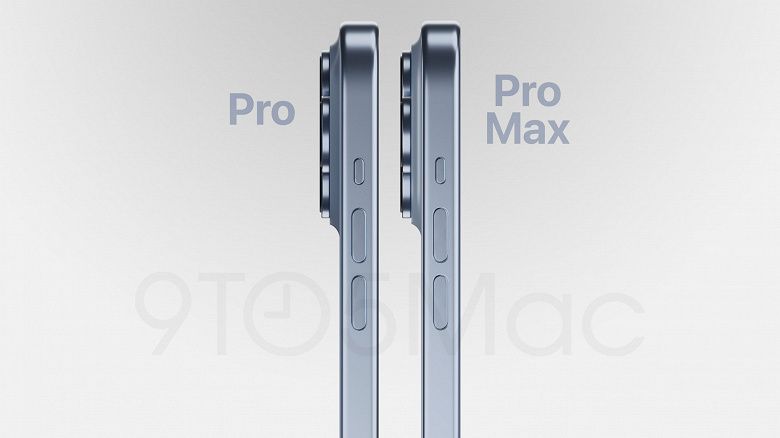 Новые рендеры iPhone 15 Pro и iPhone 15 Pro Max от «очень авторитетного источника». На этот раз смартфоны показали с обычными кнопками