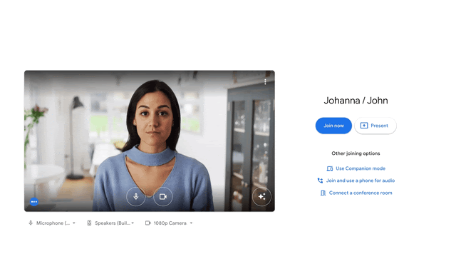 В Google Meet появилась поддержка видеозвонков 1080p