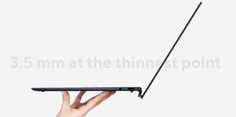 Ноутбук массой 1 кг и толщиной 1 см с Core i7, экраном OLED и большой батареей. Представлен Asus Zenbook S 13 OLED (UX5304)