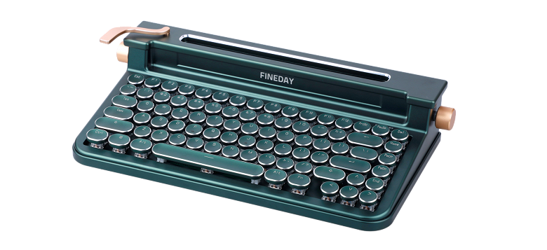 Представлена очень необычная клавиатура в стиле классических печатных машинок для ПК и смартфонов