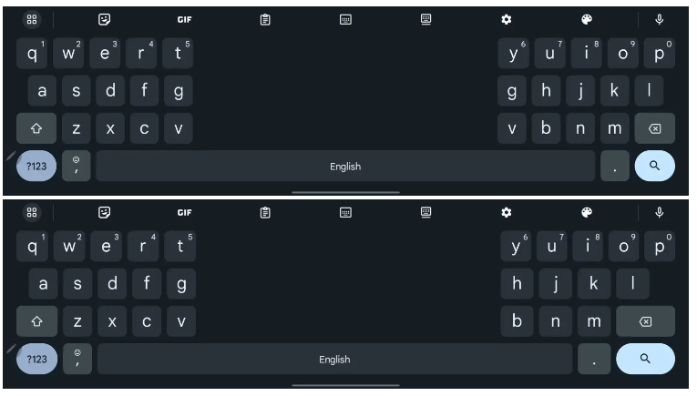 Разделённая клавиатура Google стала доступна для планшетов Android