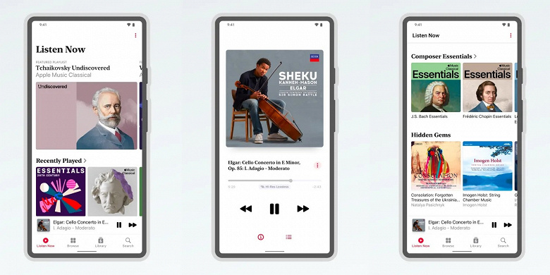 Приложение Apple Music Classical стало доступно для Android, при этом его ещё нет для iPad и Mac