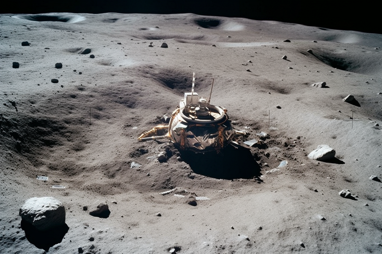 Космический аппарат NASA обнаружили место крушения японского модуля на Луне