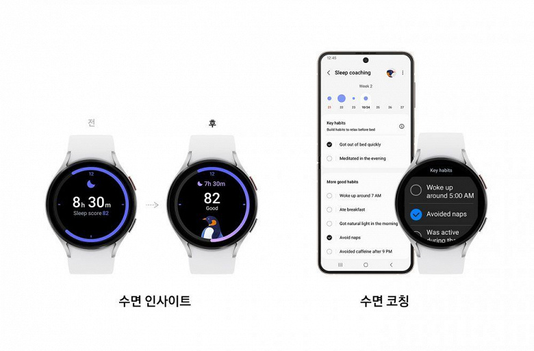 Сон, спорт и безопасность. Samsung рассказала о новой оболочке One UI 5 Watch