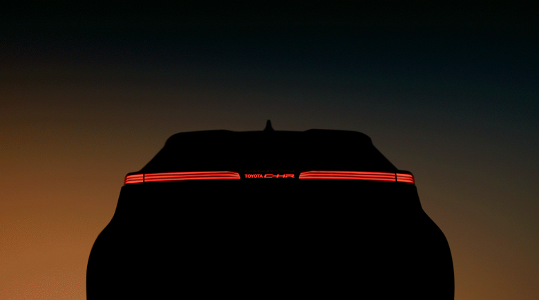 Это Toyota C-HR 2024. Первое изображение и дата презентации