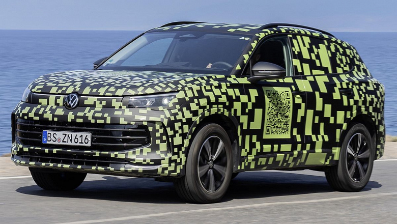 Volkswagen Tiguan 2024 получит новую подвеску и запас хода 100 км только на электротяге