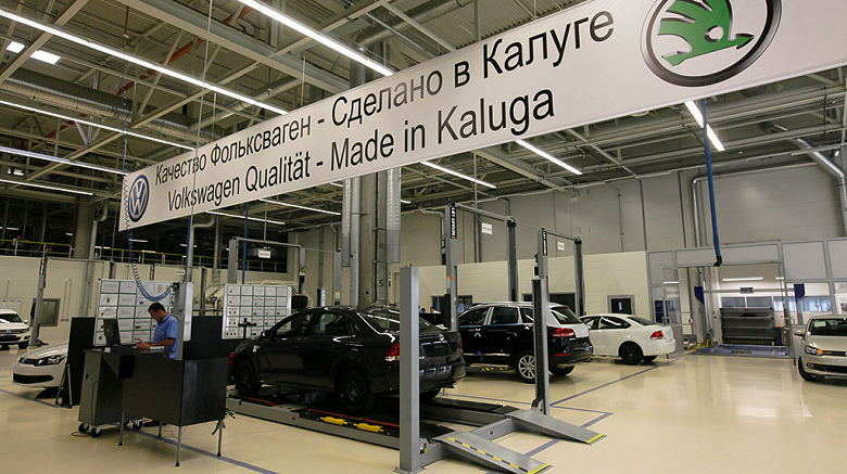 Сотрудникам завода Volkswagen в Калуге увеличат оплату простоя