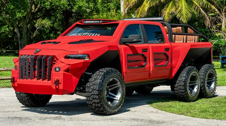 6,2 л V8 Hellcat, 850 л.с. и 11 мест. Представлен внедорожник Apocalypse 6x6 Razorback