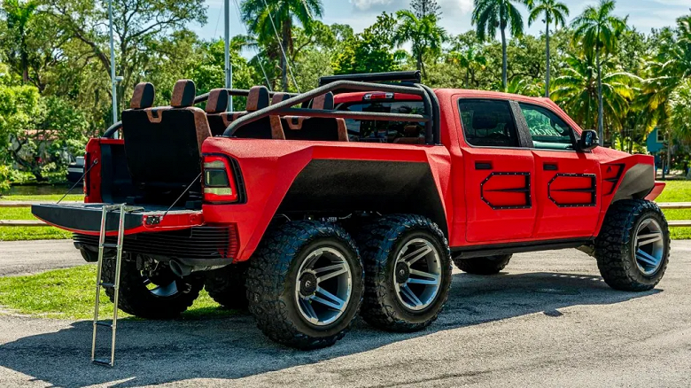 6,2 л V8 Hellcat, 850 л.с. и 11 мест. Представлен внедорожник Apocalypse 6x6 Razorback