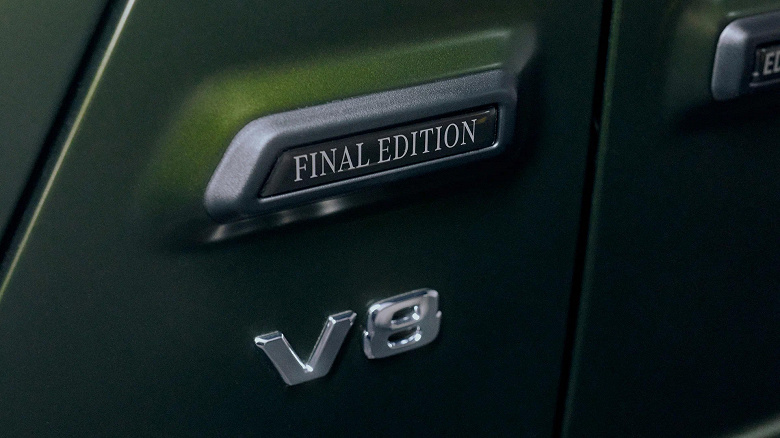 Это последний «Гелик» c мотором V8. Представлен Mercedes-Benz G500 Final Edition, таких выпустят всего 1500 штук