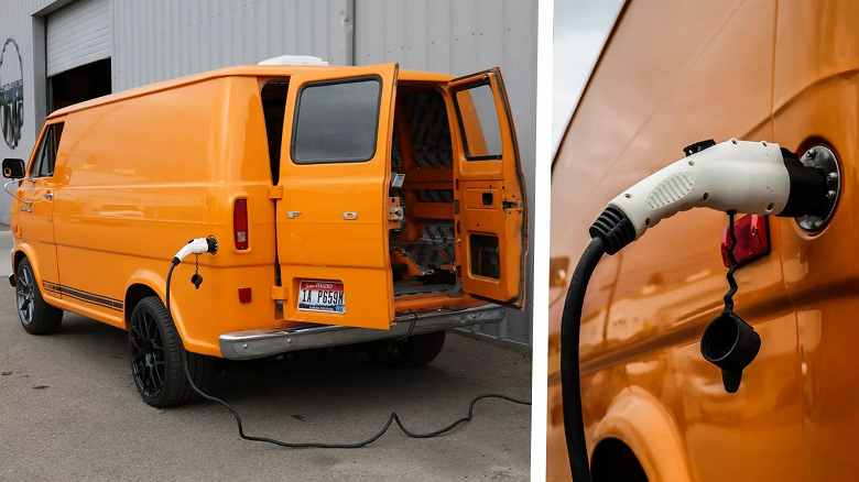 50-летнему фургону Ford E-100 сделали «пересадку органов» от Tesla