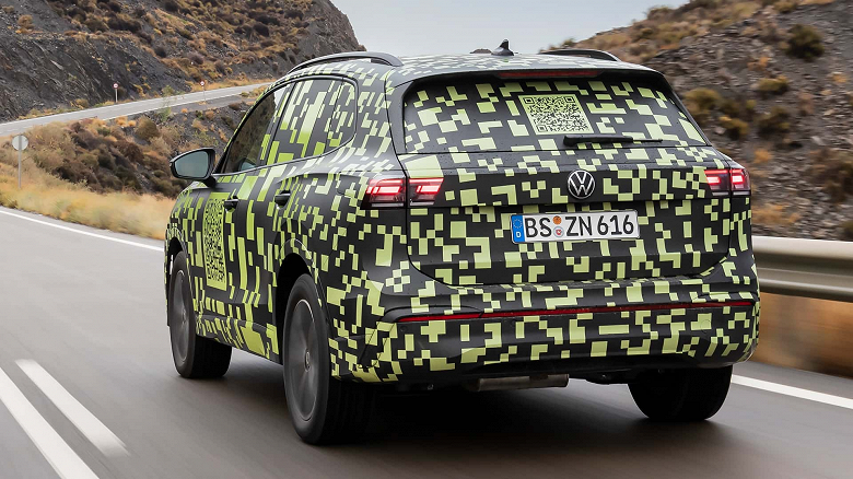 Volkswagen Tiguan 2024 рассекречен официально: фотогрaфии и подробности