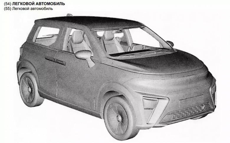 «Кама» запатентовала дизайн электромобиля «Атом»