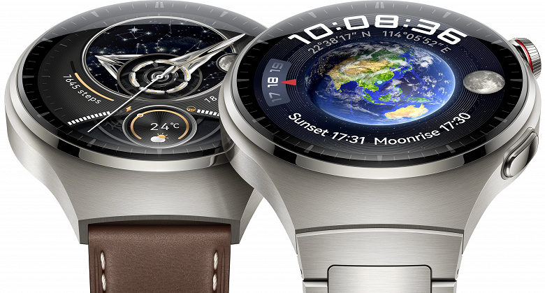Большой AMOLED, ЭКГ, SpO2, 5ATM, GPS, NFC и eSIM, сталь и титан. Стартовали продажи «космических» Huawei Watch 4 и Watch 4 Pro в России