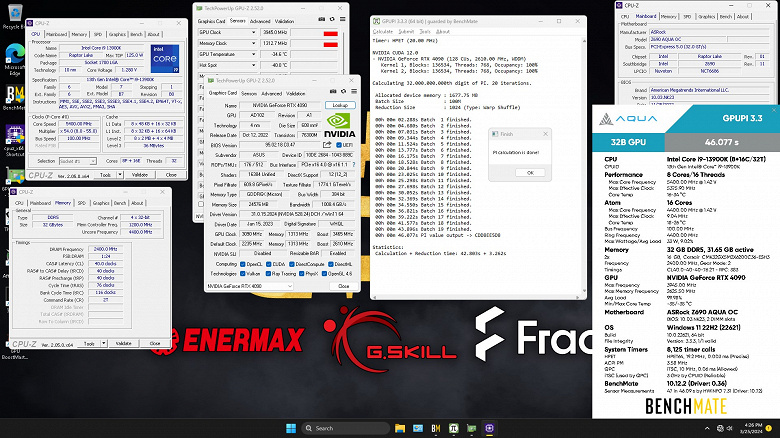 GPU с частотой почти 4 ГГц. Посредством Asus RTX 4090 ROG Matrix установили новый рекорд разгона