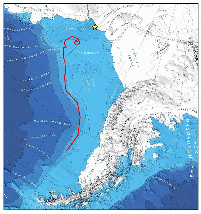 Как выглядит самый крупный айсберг на Земле? Фото ледяной глыбы размером с два Петербурга