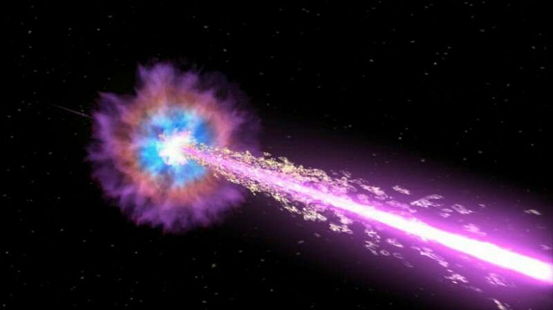 Астрономы обнаружили самый яркий гамма-всплеск
