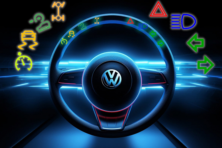 Volkswagen reinvents the steering wheel.  The company is going to abandon the paddle shifters
