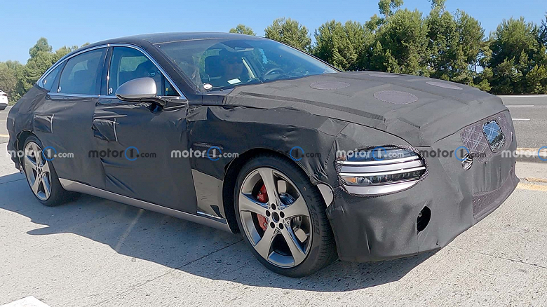 Это новый Genesis G80. Новинку представят уже в сентябре