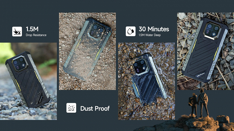 Две камеры по 64 Мп, включая одну ночного видения. Представлен защищённый смартфон Ulefone Armor 22