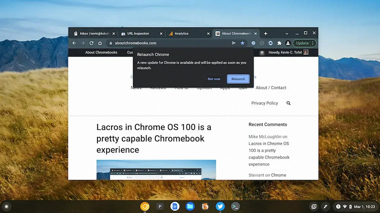 Google избавится от браузера Chrome. В ChromeOS вскоре по умолчанию будет использоваться браузер Lacros