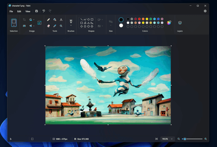 Microsoft превращает Paint для Windows в бесплатное подобие Photoshop – со слоями и прозрачностью 