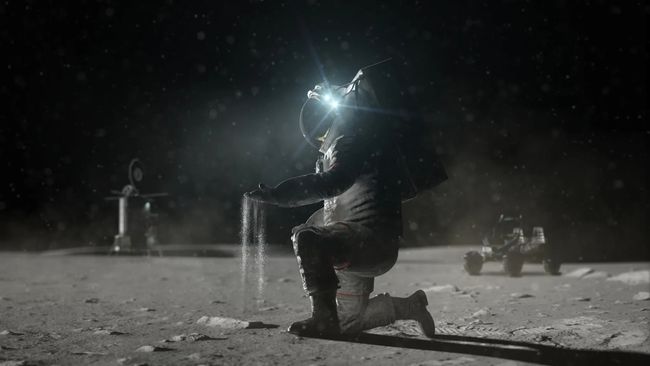 Скафандр будущего: электростатическая ткань, спасающая астронавтов от лунной пыли