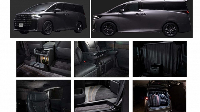 Комфортный минивэн Toyota стал роскошным. Представлен Toyota Vellfire Spacious Lounge — c холодильником для шампанского и вешалкой для одежды