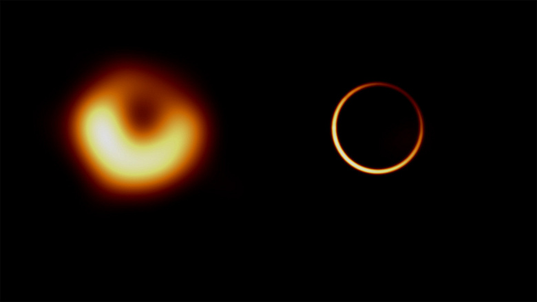 Астрономы предложили способ наблюдения фотонного кольца чёрной дыры
