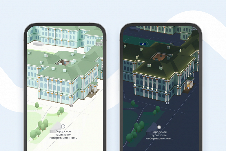 В «Яндекс Картах» появились 3D-модели достопримечательностей Москвы и Санкт-Петербурга