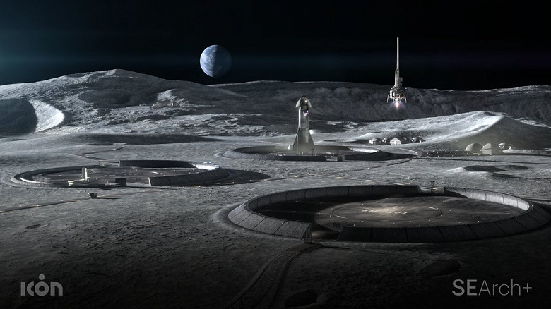 NASA и ICON планируют с помощью 3D-печати создавать архитектуру на Луне для будущих поселений