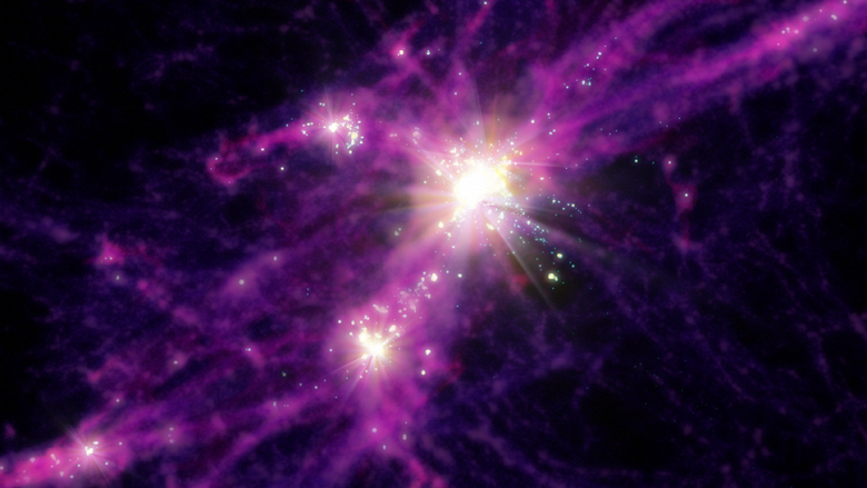 «Джеймс Уэбб» разгадал загадку ярких галактик в ранней Вселенной